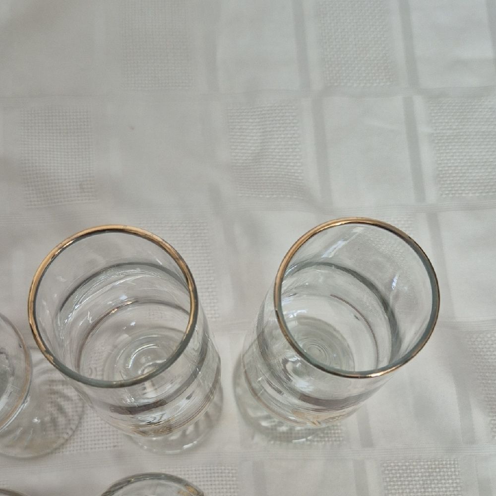 Gold Accent Glassware Set - Picture 14 of 16